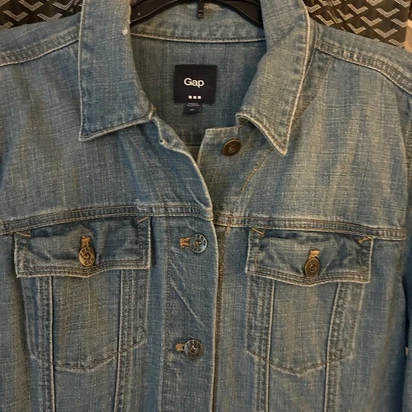 Gap Women's Blue Denim Jacket XL - Picture 5 of 7